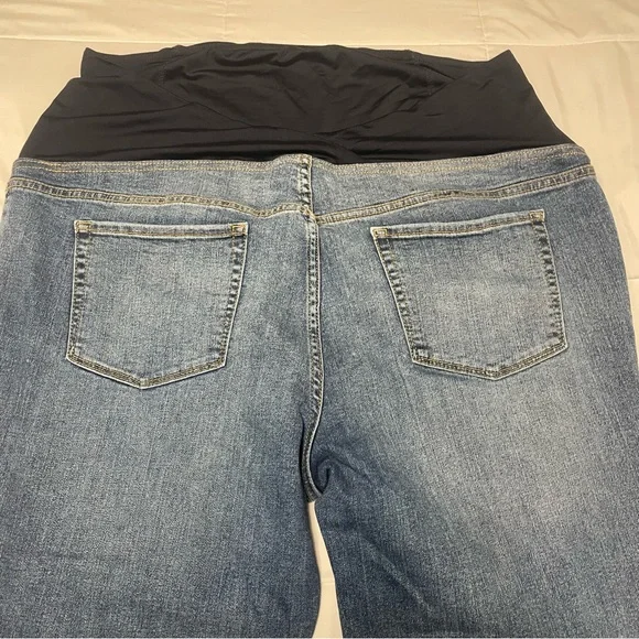 Isabel Maternity Cuffed Skinny Jeans Size 18 - Picture 4 of 4